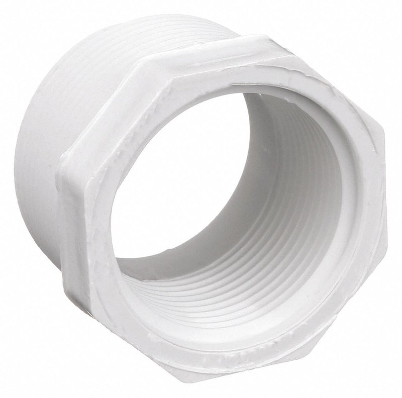 Approved Vendor 439101 PVC Reducing Bushing, Schedule 40, 3/4 in x 1/2 in
