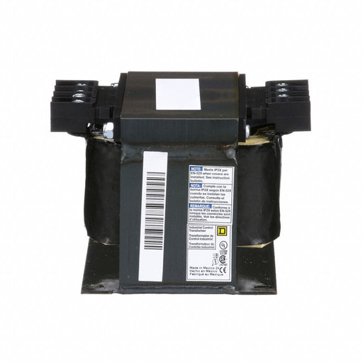 Square D 9070T500D14 Control Transformer, 208V AC, 24V AC, Foot, 500 VA, Single Phase