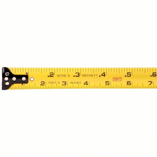 Keson PG181025WIDEV 25 ft Engineer's Tape Measure, 1 3/16 in Blade