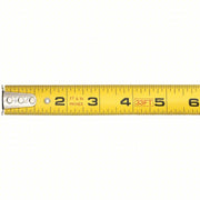 Keson PGT1833V Tape Measure Inch, Nonmagnetic Single Hook Tip, Plastic, 33 ft, 8 ft Standout Lg, Std Blade