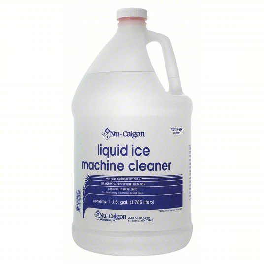 Nu-Calgon 4207-08 Ice Machine Cleaner Nickel Safe, Ice Machines, 1 gal Size, Liquid