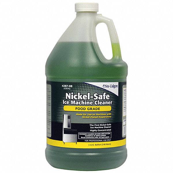 Nu-Calgon 4287-08 Ice Machine Cleaner, 1 gal Size, Nickel Safe, Cleaner, Liquid, 4287-08