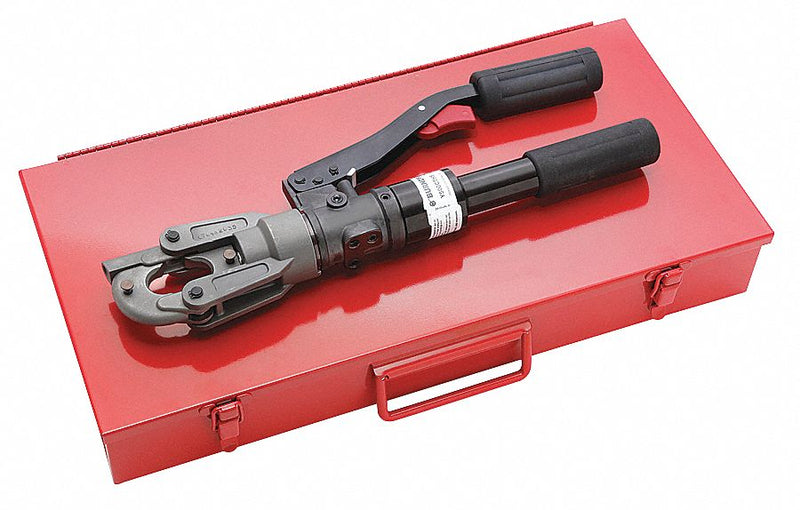 Burndy Y500CTHS Latch Head Hydraulic Crimp Tool, 6 Ton, for Compression Lugs/Splices