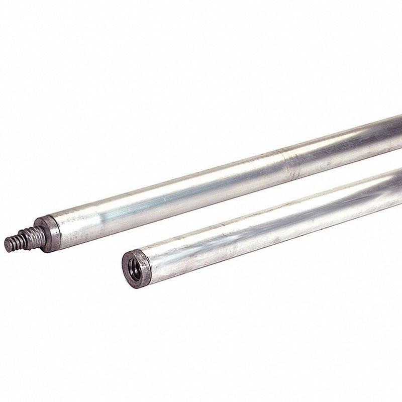 Marshalltown B5 72 Threaded Handle, 1-3/4 x 72 In, Aluminum