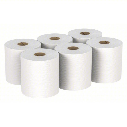 Ability One 8540-01-592-3324 Paper Towel Roll Continuous White PK6