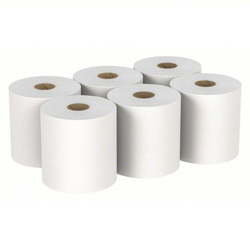Ability One 8540-01-592-3324 Paper Towel Roll Continuous White PK6