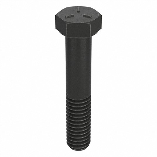 Fabory U01000.037.0225 Hex Head Cap Screw Steel, Grade 5, Black Oxide, 3/8"-16, Coarse, 2 1/4 in lg, Inch, SAE J429, 25 PK