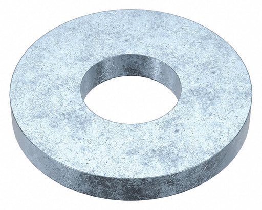 Approved Vendor U38210.025.0100 Large O.D. Oversized Washer, Case Hardened, Zinc Plated, Steel, 1/4 in Screw Sz, 100 PK