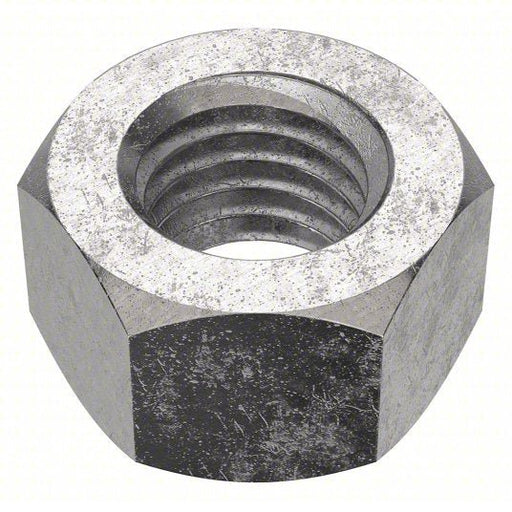 Fabory U55080.037.0001 Hex Nut 3/8"-16 Thread, 9/16 in Hex Wd, 21/64 in Hex Ht, Stainless Steel, 316, Plain, 50 PK