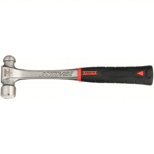 Proto J1308AVP Ball Pein Hammer Steel, 8 oz Head Wt, 1 in Face Dia, 11 in Overall Lg, Textured Grip