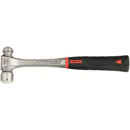 Proto J1312AVP Ball Pein Hammer Steel, 12 oz Head Wt, 1 1/8 in Face Dia, 12 in Overall Lg, Textured Grip
