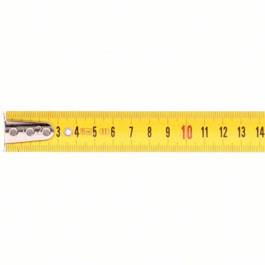 Keson PGT5MV Tape Measure Metric, Nonmagnetic Single Hook Tip, Plastic, 5 m, 8 ft Standout Lg, Std Blade