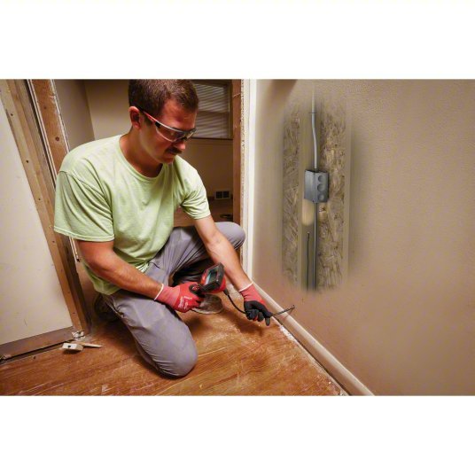 Milwaukee 2323-21 Inspection Camera 480 x 272, 4 ft Shaft Lg, 0.32 in Shaft Dia, 10 mm Camera Dia, Fixed