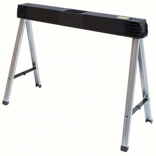 Stanley STST11151 Folding Sawhorse Fixed Ht, Plastic, 40 3/4 in Overall Wd, 750 lb Overall Load Capacity
