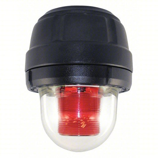 Federal Signal 27XST-120R-MOD Warning Light 120V AC, 11 3/8 in Overall Ht, 8 13/16 in Overall Dia, Red