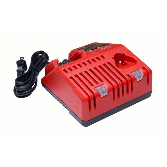 Milwaukee 48-59-1812 Battery Charger, Multi-Port Simultaneous Charging, For 12V/18V, Li-ion, Std, 120V