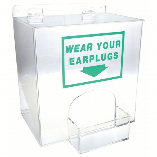 Redwood RW23Z423 Ear Plug Dispenser Empty Dispenser, 200 Pairs, Table Top/Wall Dispenser Mounting