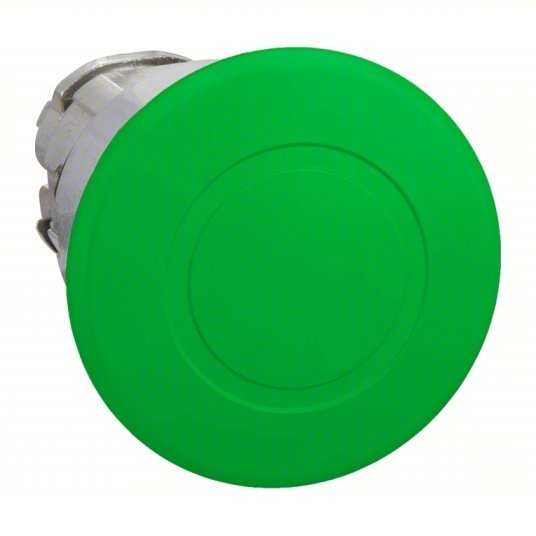 Schneider ZB4BT3 Push Button Operator 22 mm Size, Maintained Push / Maintained Pull, Green