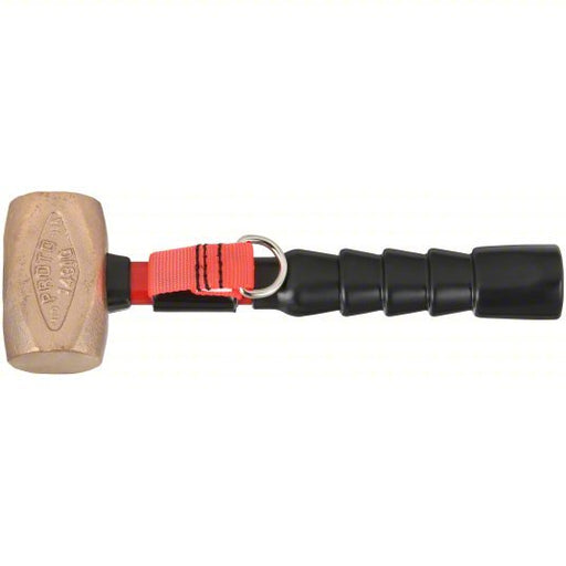 Proto J1431G-TT Non-Sparking Engineering Hammer Fiberglass Handle, 3 3/4 lb Head Wt, 2 in Dia, 15 in Overall Lg