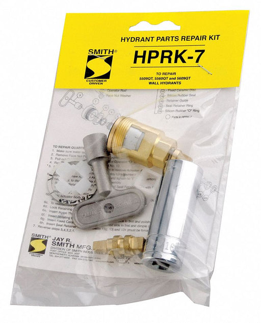 Jay HPRK-7 Hydrant Parts Repair Kit, Aluminum/Brass/Delrin/Fiber/Neoprene