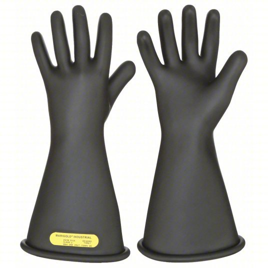 Ansell Activarmr CLASS 2 B 14 Hyflex Electrical Gloves, Class 2, Black, Sz 9, PR