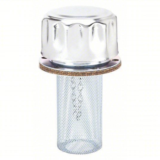 Redwood RW24W709 Reservoir Filler Breather Steel, Top Mount, 99% Efficiency, 5.6 in Overall Ht, Foam