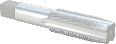 McMaster 2521A671 Uncoated High-Speed Steel Tap Taper Chamfer, 1"-12 Thread Size, 2-1/2" Thread Length