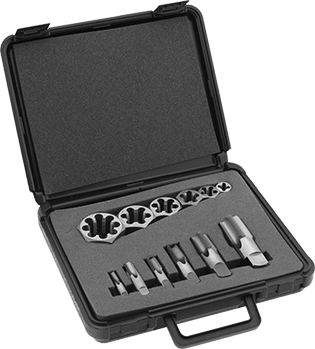 McMaster 2549A78 12-Piece Tap and Die Kit High-Speed Steel Tap and Carbon Steel Hex Die Kit
