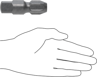 McMaster 2562A21 Straight-Flute Extractor for 1 Pipe Size