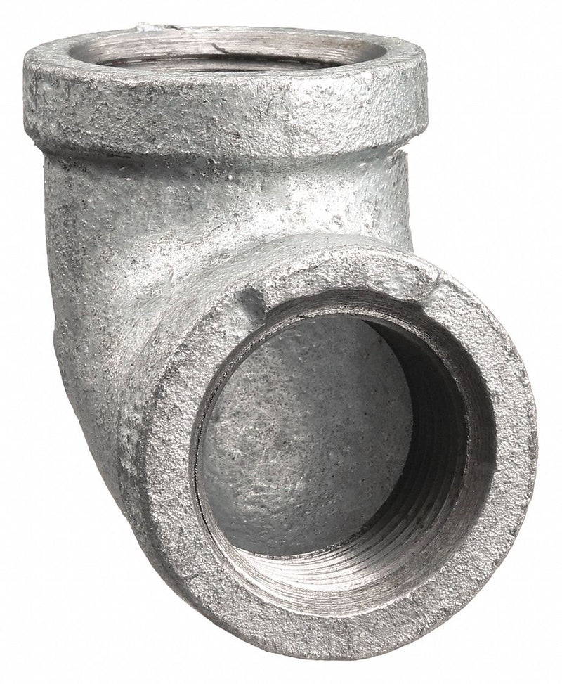 Anvil 0311001200 Metal Pipe Elbow, 90°, 1 in x 1 in FNPT, Galvanized Malleable Iron, Class 150, 300 psi @ 150°F
