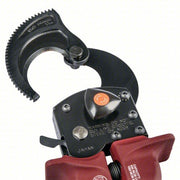 Klein Tools 63601 Ratchet Cable Cutter Plastic Handle, Center, For 2 1/16 in Max Dia Data Cable
