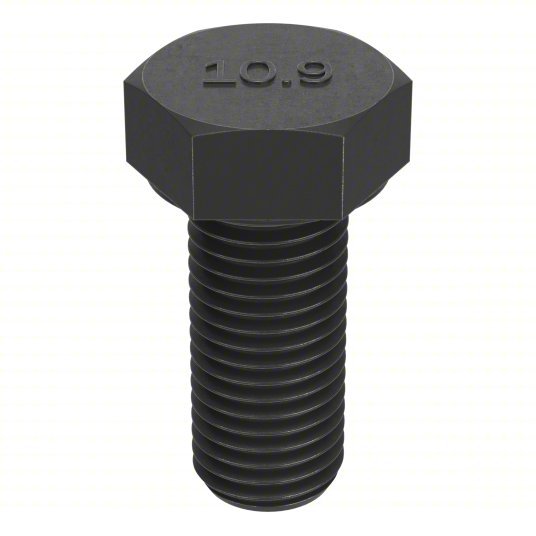 Redwood M04110.240.0040 Hex Head Cap Screw Steel, Class 10.9, Black Oxide, M24-3.00, Coarse, 40 mm lg, Metric, 10 PK
