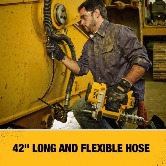 DeWalt DCGG571M1 Cordless Grease Gun 20 V Battery Volt, Battery Included, 5 fl oz Volume Per Min., Li-Ion