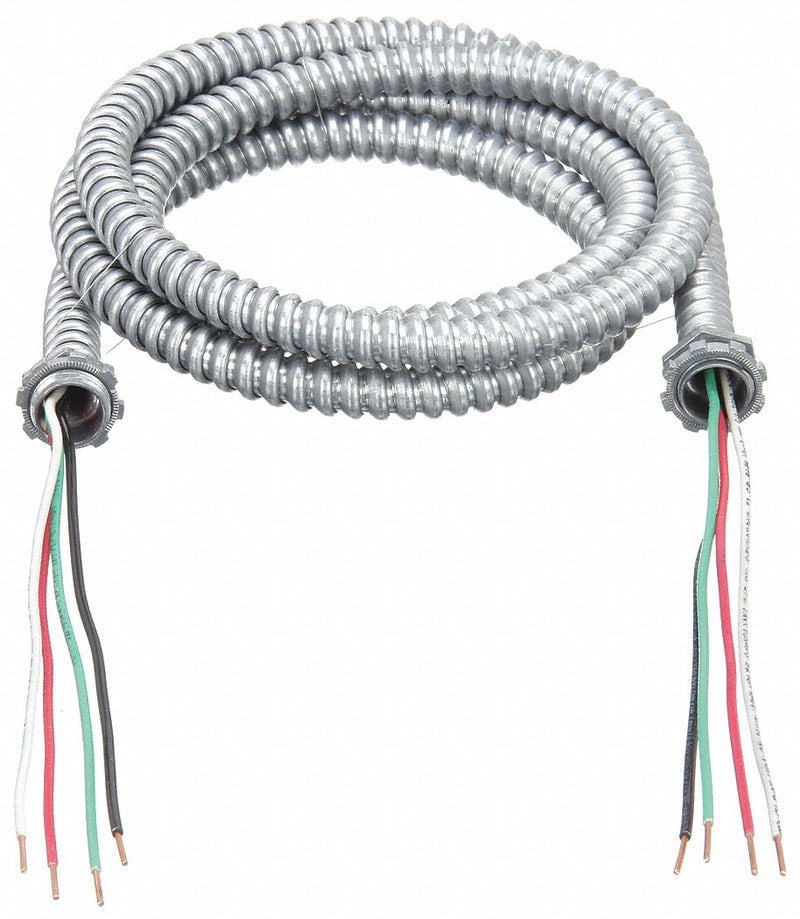 Southwire 55292501 Lite-Whip Metal Clad 14 AWG 4C