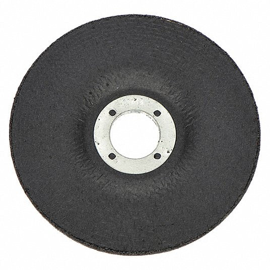 Norton 66252843611 Cut-Off & Grinding Wheel Type 27, 4 1/2" x 1/8" x 7/8", Aluminum Oxide, 24 Grit, Metal