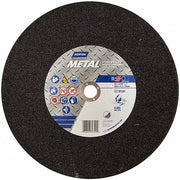 Norton 07660789399 Abrasive Cut-Off Wheel Type 1, 14" x 3/32" x 1", Aluminum Oxide, 36 Grit, Metal