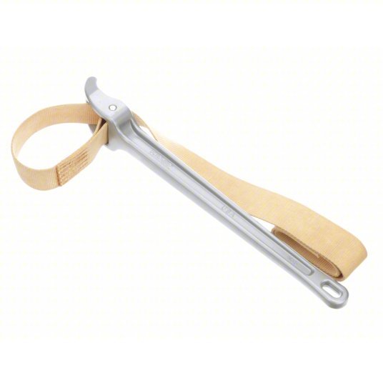 Ridgid 5 Strap Wrench For 12 in Outside Dia, 18 in Handle Lg, 1 3/4 in Strap Wd, 48 in Strap Lg