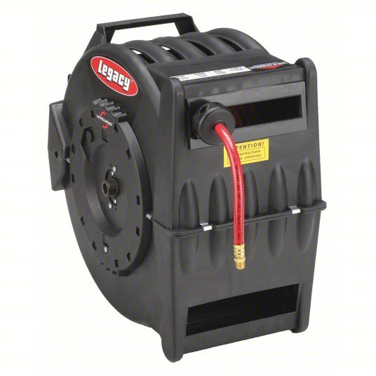 Legacy L8305 Spring Return Hose Reel, 3/8 in Hose Dia., 50 ft Length, 350 psi