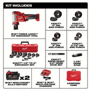 Milwaukee 2677-23 M18 FORCELOGIC 6T Knockout Tool 1/2" - 4" Kit