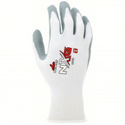 MCR Safety 9694L Coated Gloves L (9), Smooth, Foam Nitrile, Palm, Dipped, ANSI Abrasion Level 3, 12 PK