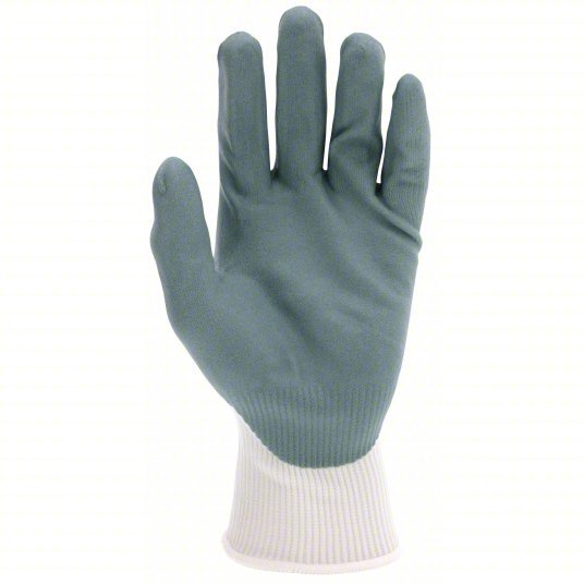 MCR Safety 9694L Coated Gloves L (9), Smooth, Foam Nitrile, Palm, Dipped, ANSI Abrasion Level 3, 12 PK