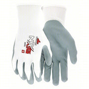 MCR Safety 9694L Coated Gloves L (9), Smooth, Foam Nitrile, Palm, Dipped, ANSI Abrasion Level 3, 12 PK