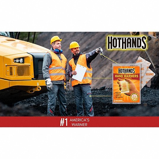 HotHands HH2 Hand Warmers, HotHands, Up to 10 Hours, Hands/Gloves/Pockets, 2 Pack