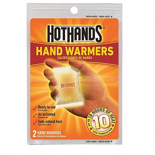 HotHands HH2 Hand Warmers, HotHands, Up to 10 Hours, Hands/Gloves/Pockets, 2 Pack