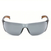 Carhartt CH120ST Safety Glasses Wraparound Frame, Frameless, Gray, Black, M Eyewear Size, Unisex