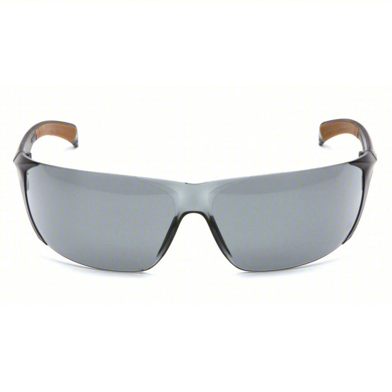 Carhartt CH120ST Safety Glasses Wraparound Frame, Frameless, Gray, Black, M Eyewear Size, Unisex