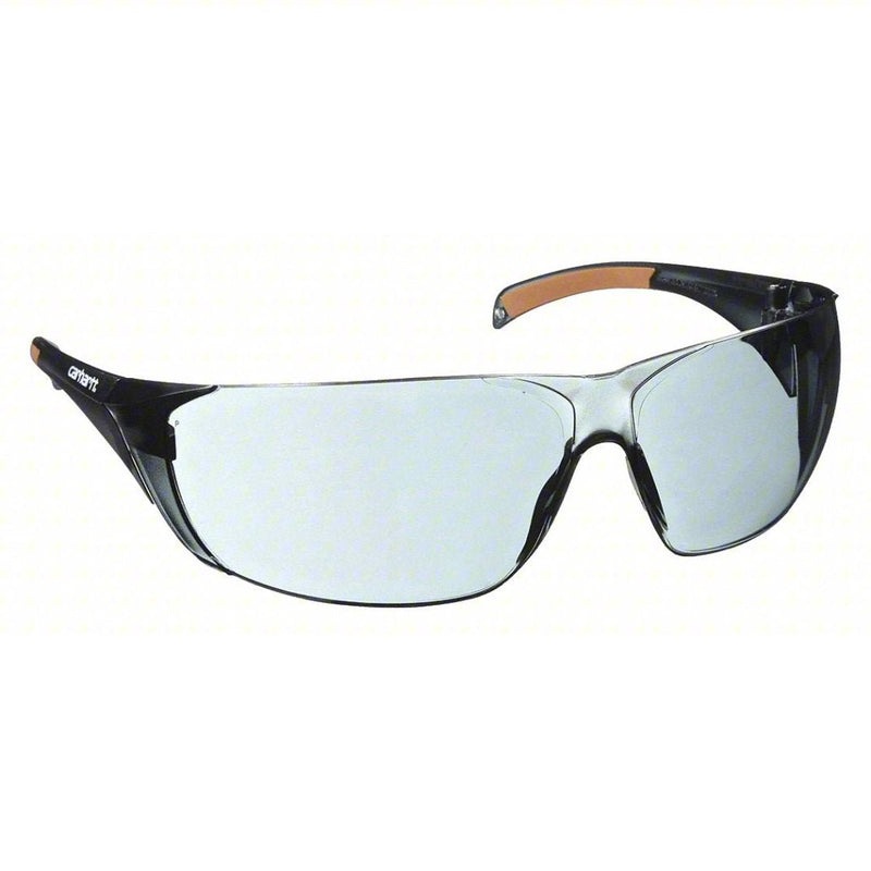 Carhartt CH120ST Safety Glasses Wraparound Frame, Frameless, Gray, Black, M Eyewear Size, Unisex
