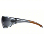 Carhartt CH120ST Safety Glasses Wraparound Frame, Frameless, Gray, Black, M Eyewear Size, Unisex