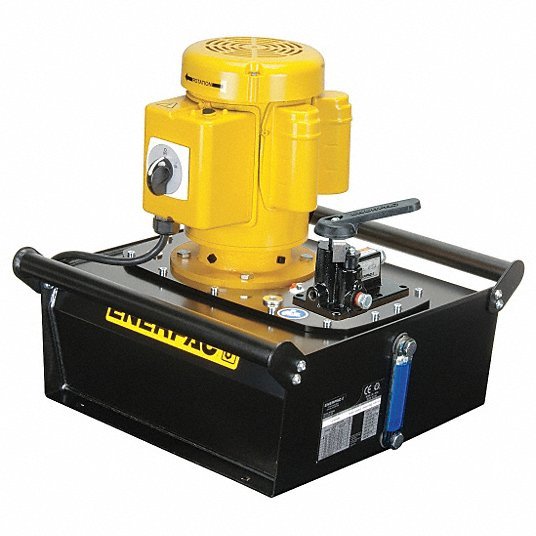 Enerpac ZE4208MB Hydraulic Pump 10,000 psi Max. Op Pressure, 60 cu in/min Max. Flow Rate, 1 1/2 hp Max. HP