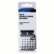Pacific Handy Cutter RB009 Razor Blade 1 9/16 in Blade Lg, 25/32 in Blade Wd, Steel, 100 PK